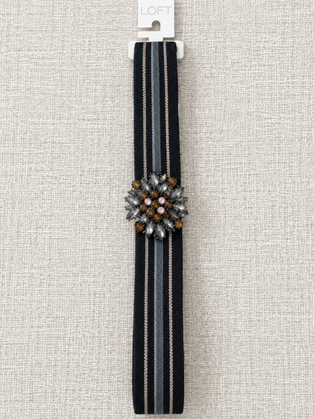 Loft Jeweled Elastic Waist Belt One Size - NWT